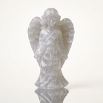 Selenite Crystal Angel Carving