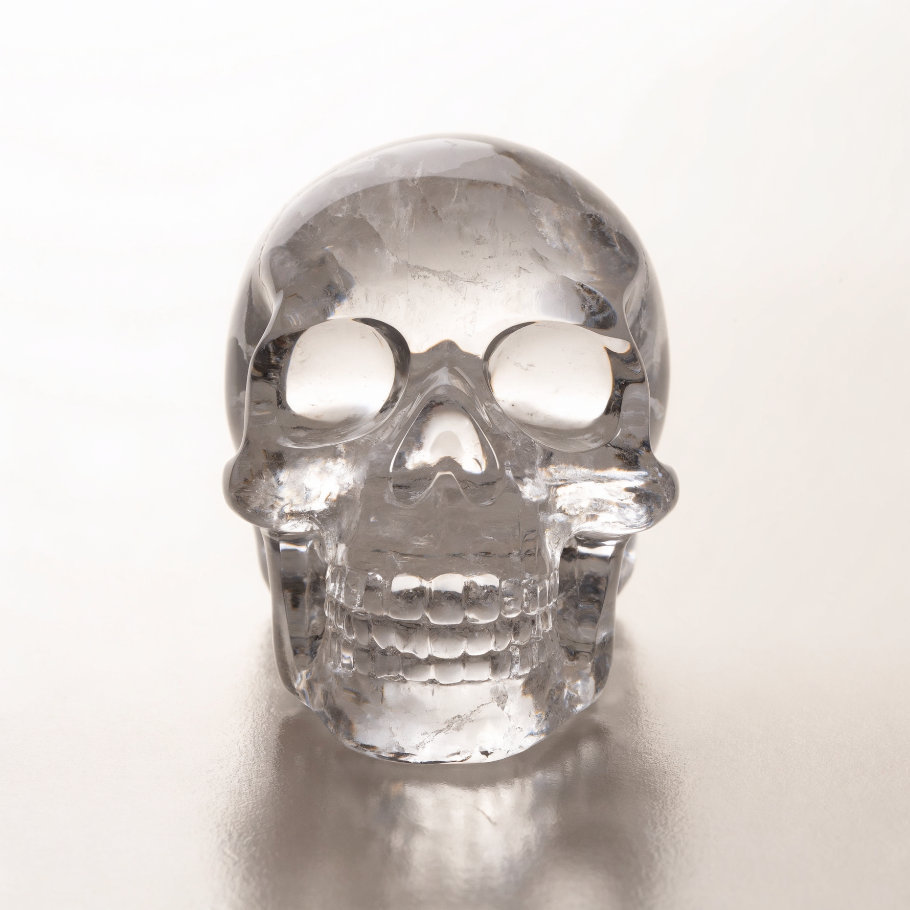 Clear Quartz Crystal Skull