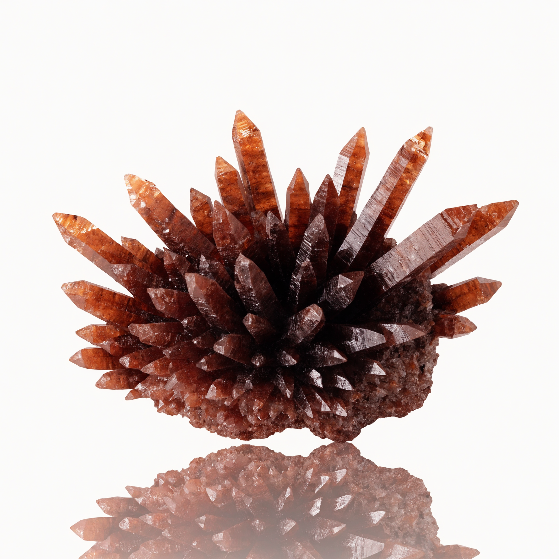 Natural Aragonite Star Cluster