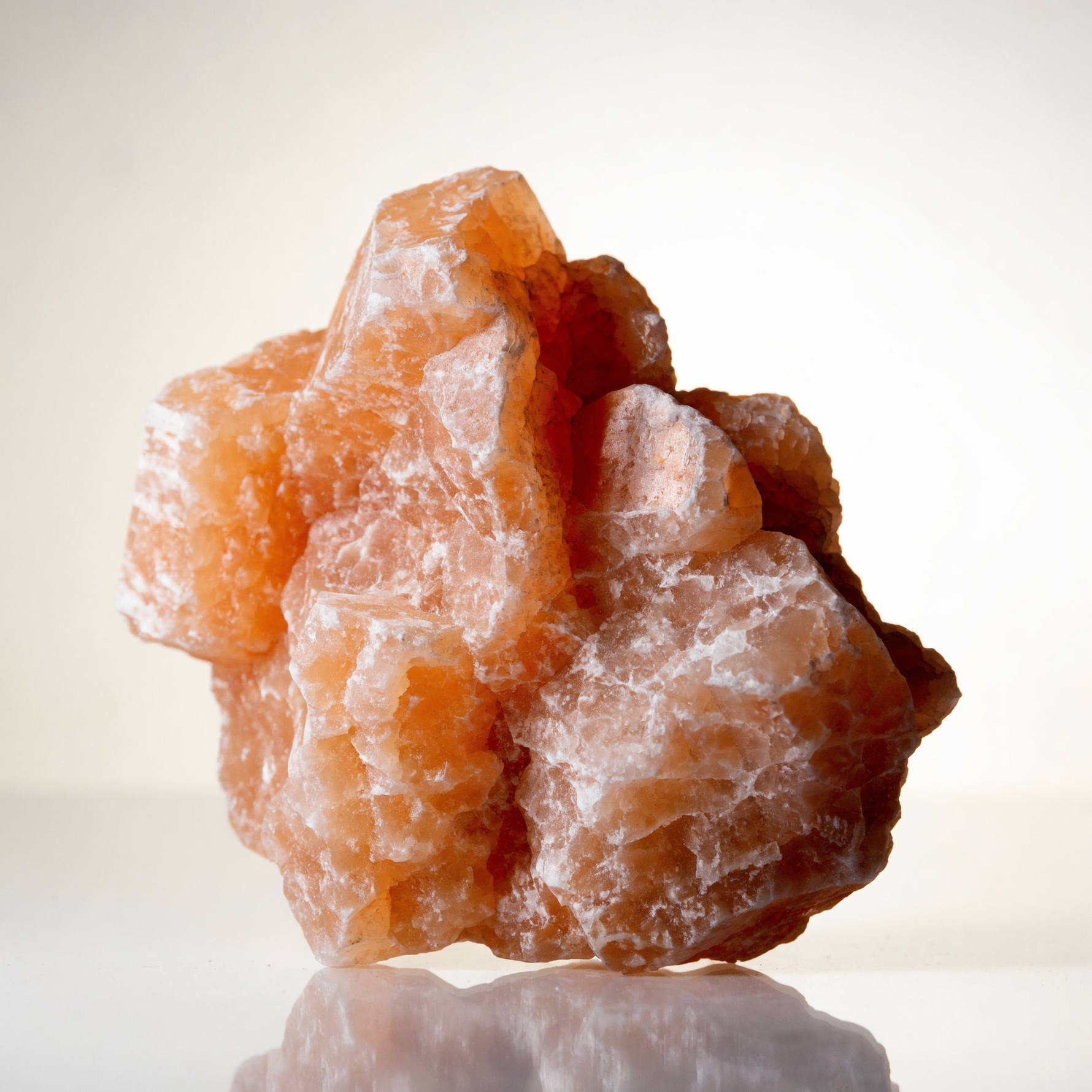 Natural Raw Orange Calcite Stone