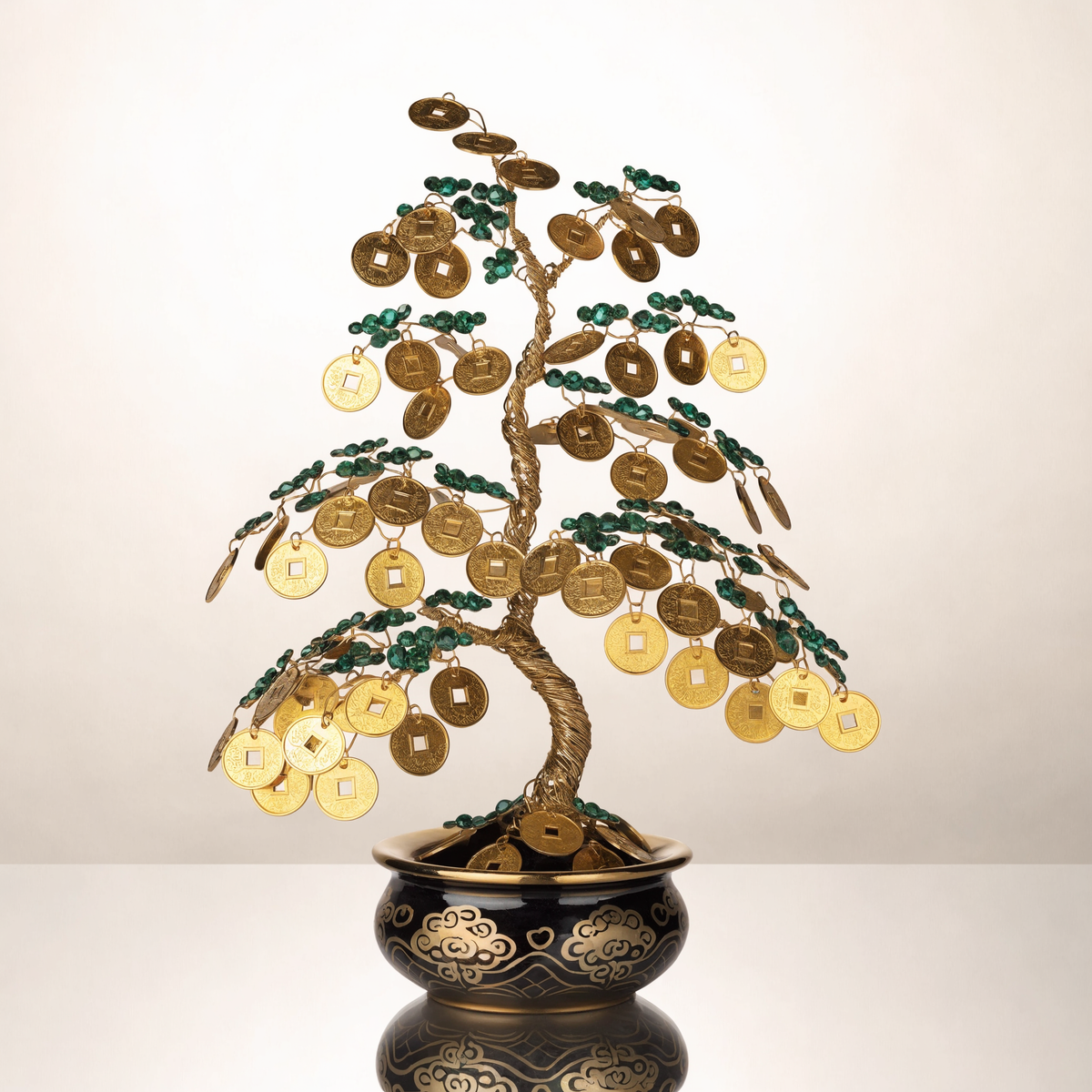 Feng Shui Money Tree with Coins