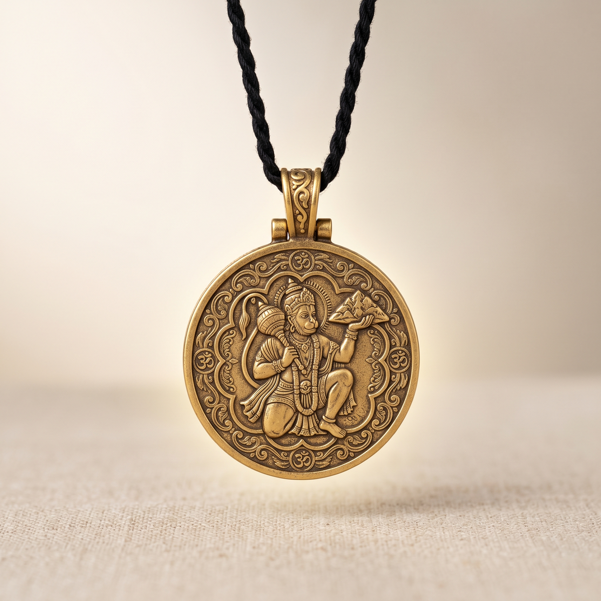 Hanuman Kavach pendant amulet for courage, strength and protection