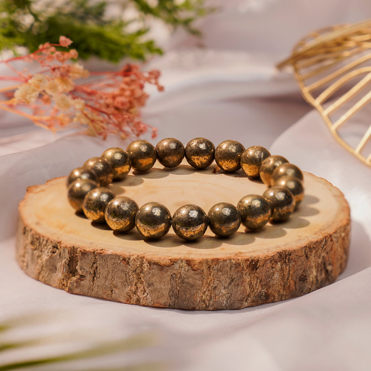 Pyrite Premium Bracelet, alternate view — Horocosmo