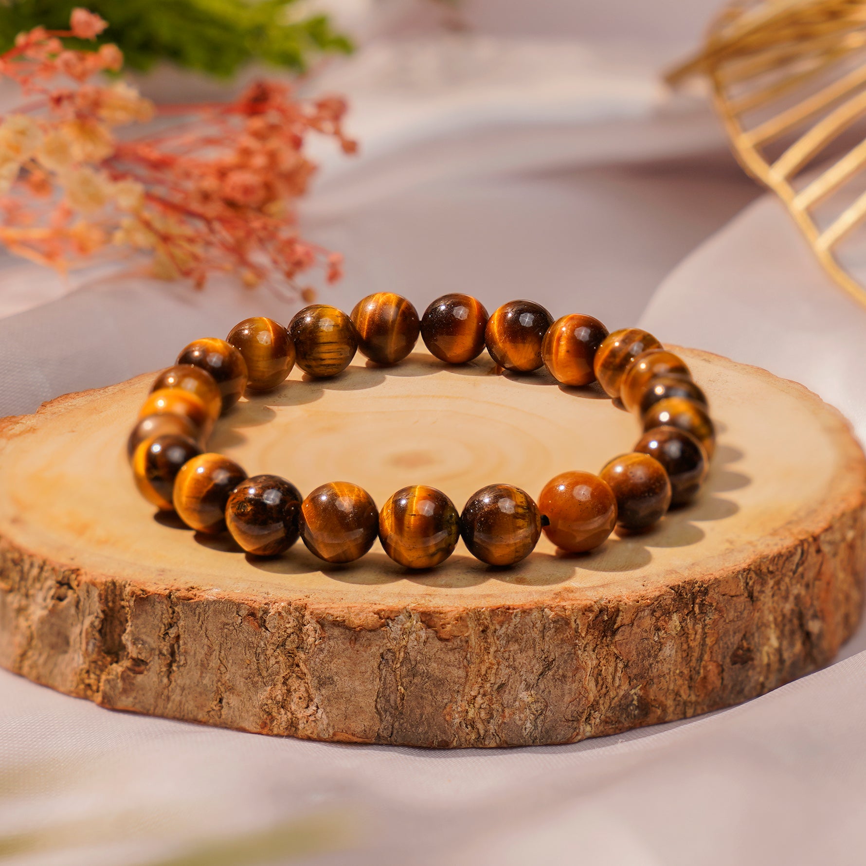 Tiger Eye Bracelet, alternate view — Horocosmo